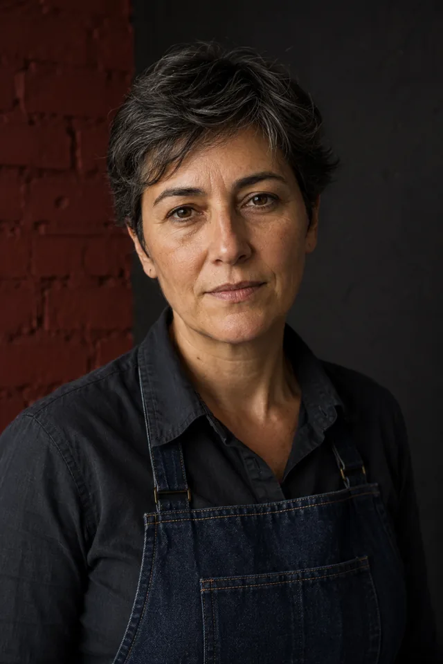Marisa Bedmar, maestra sastra de denim en su taller