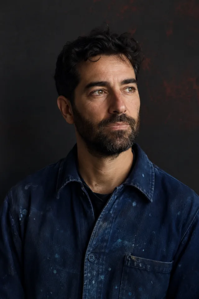 Hugo Salas, tintorero de indigo y restaurador